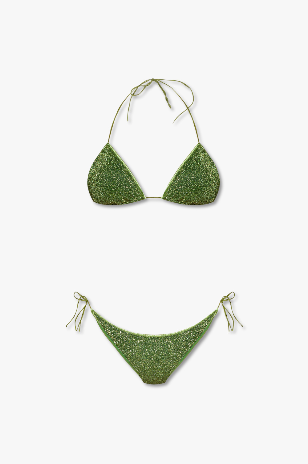 Green Bikini with a lurex finish Oseree